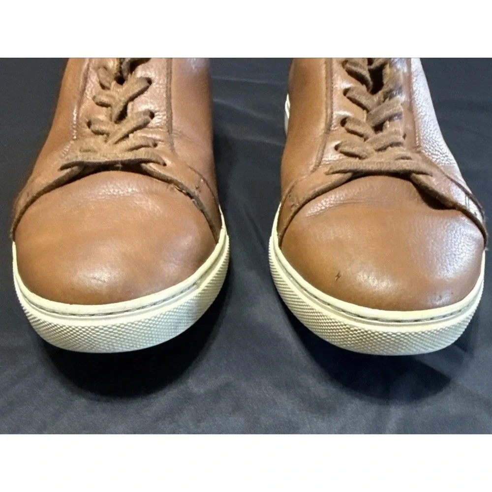 Allen Edmonds Porter City Derby Leather Sneaker 13B Walnut Brown Retails $249
